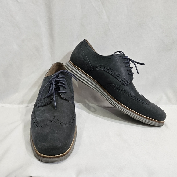 Cole Haan Other - Cole Haan Grand OS wingtip Derby shoe blue men's size 11